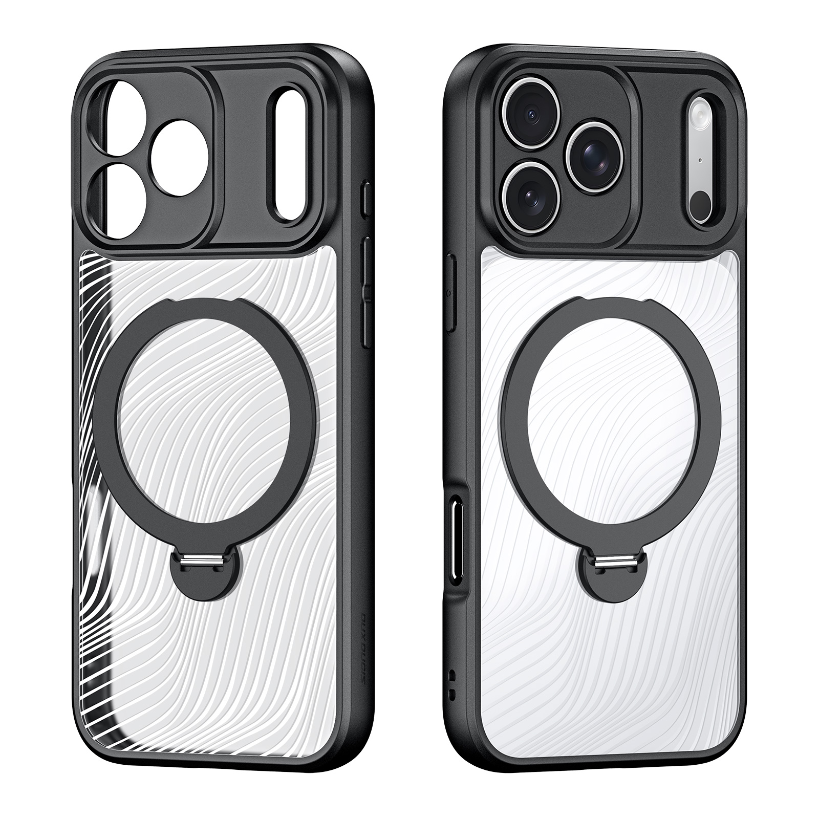 DUX DUCIS IPHONE 17 PRO MAX AIMO MAG CASE WITH MAGNETIC STAND BLACK AIMO-0381 thumbnail 2