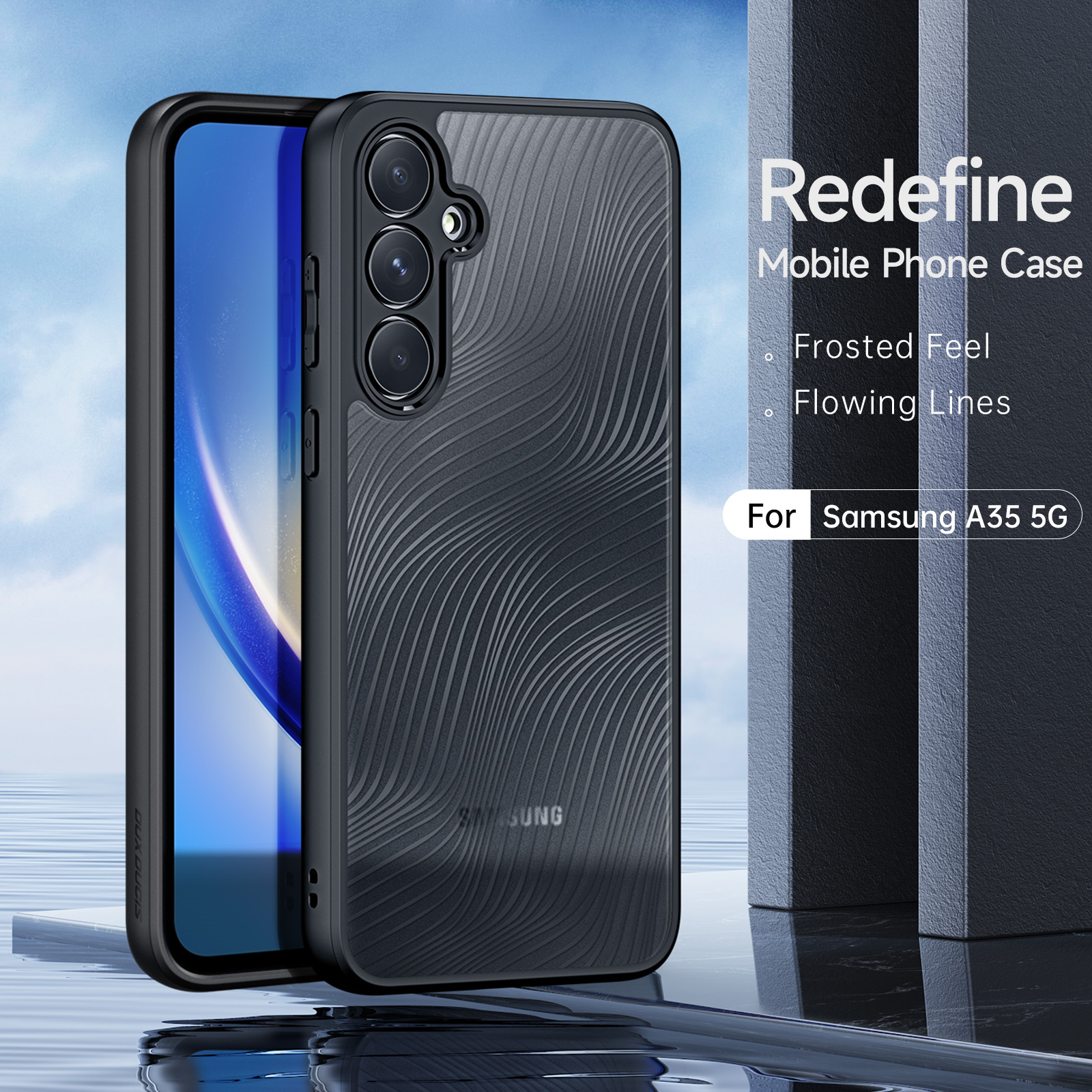 DUXDUCIS AIMO SERIES SAMSUNG A35 CASE BLACK AIMO0175 thumbnail 3