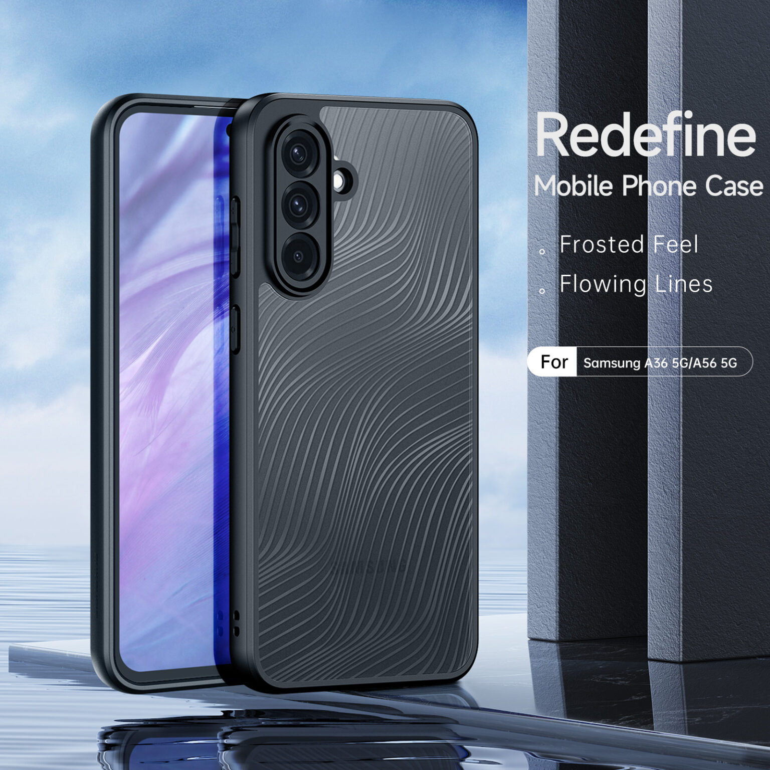 DUXDUCIS SAMSUNG A36 5G/A56 5G AIMO SERIES CASE BLACK AIMO-0279 thumbnail 3