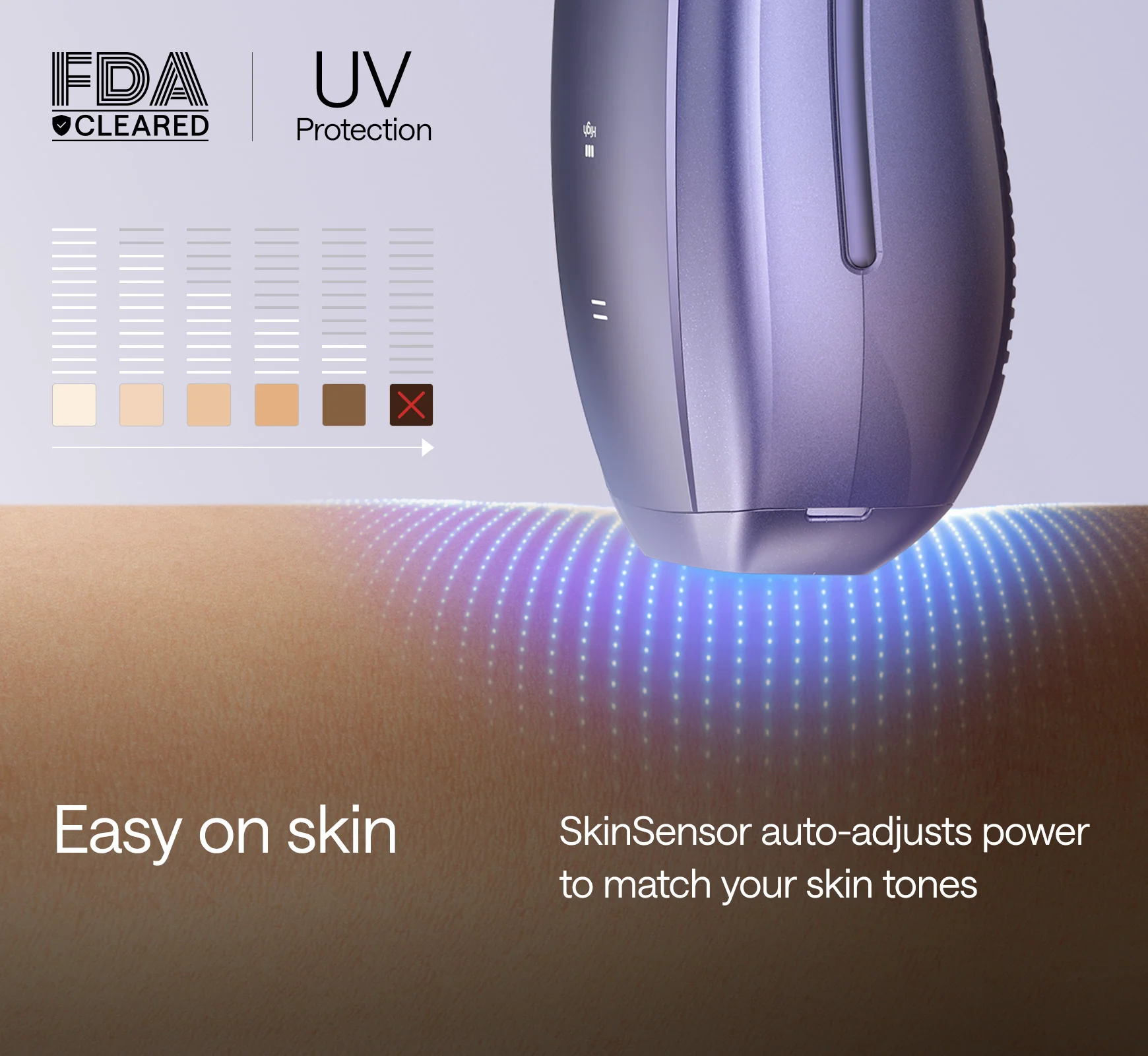 ULIKE AIR 10 IPL HAIR REMOVAL DEVICE PURPLE ULK-IPL-AIR10-LCASE-PUR thumbnail 4