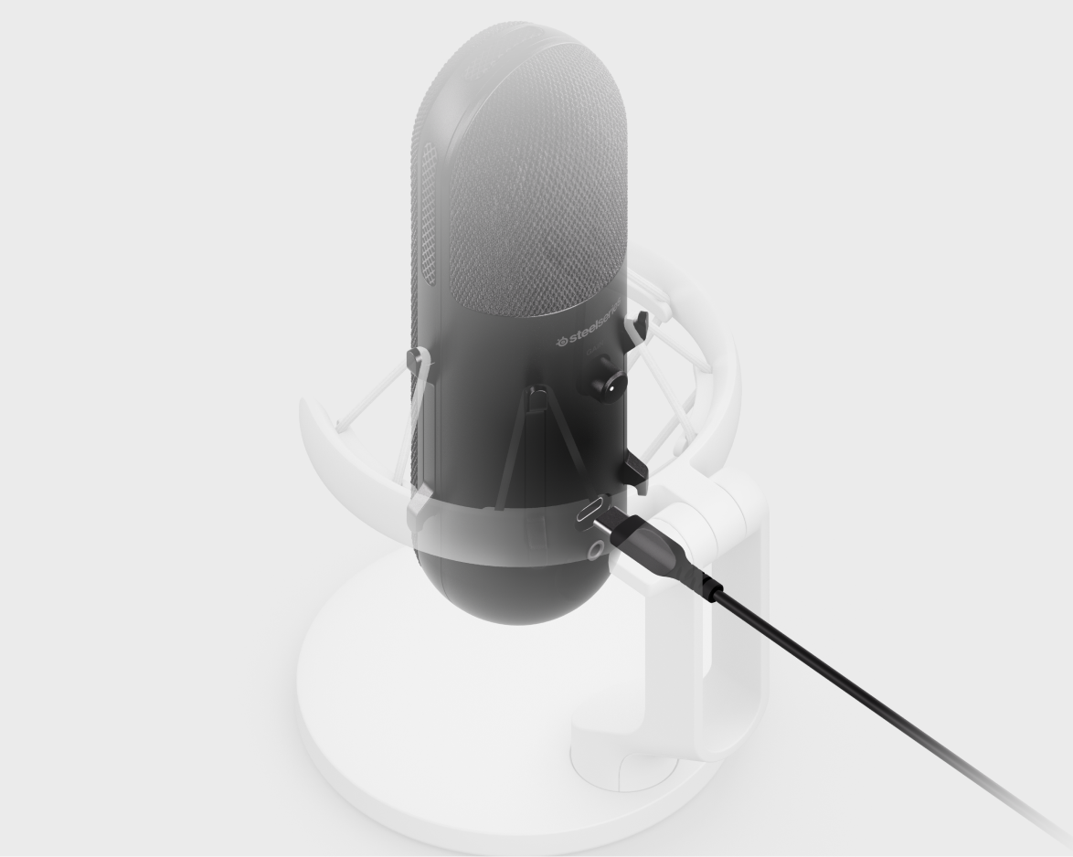 SteelSeries Alias Wired Condenser Noise Cancelling Microphone - Black 61601 thumbnail 3