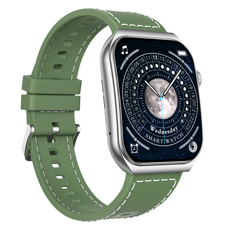 SWISS MILITARY ALPS 3 GREEN WATCH WITH SILICON STRAP SM-WAT-ALPS3-SLF-GRNSST thumbnail 5