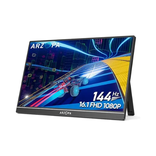 ARZOPA 16 INCH ULTRA SLIM 144HZ FHD 1080P GAMING MONITOR BLACK Z1FC