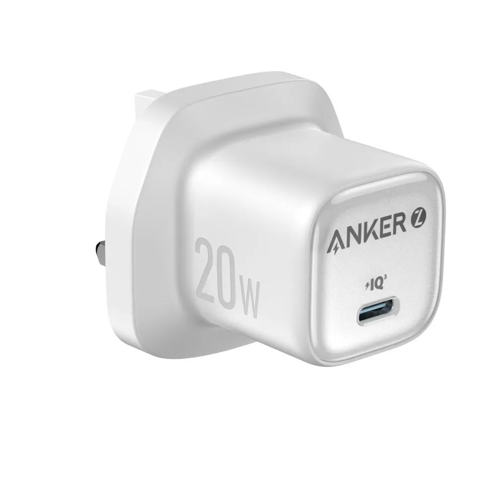 ANKER CHARGER 20W SINGLE PORT WHITE A2699K21