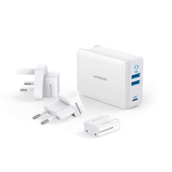 ANKER POWERPORT III 3-PORTS 65W WHITE A2033H21