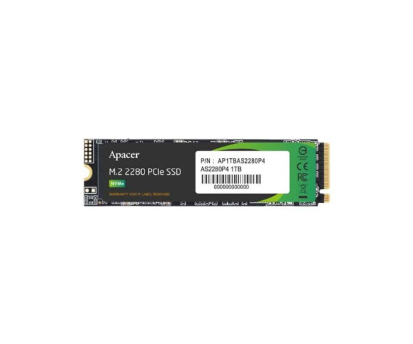 APACER AS2280P4 512GB M.2 2280 PCIE GEN3X4 NVME SSD AP512GAS2280P4-1