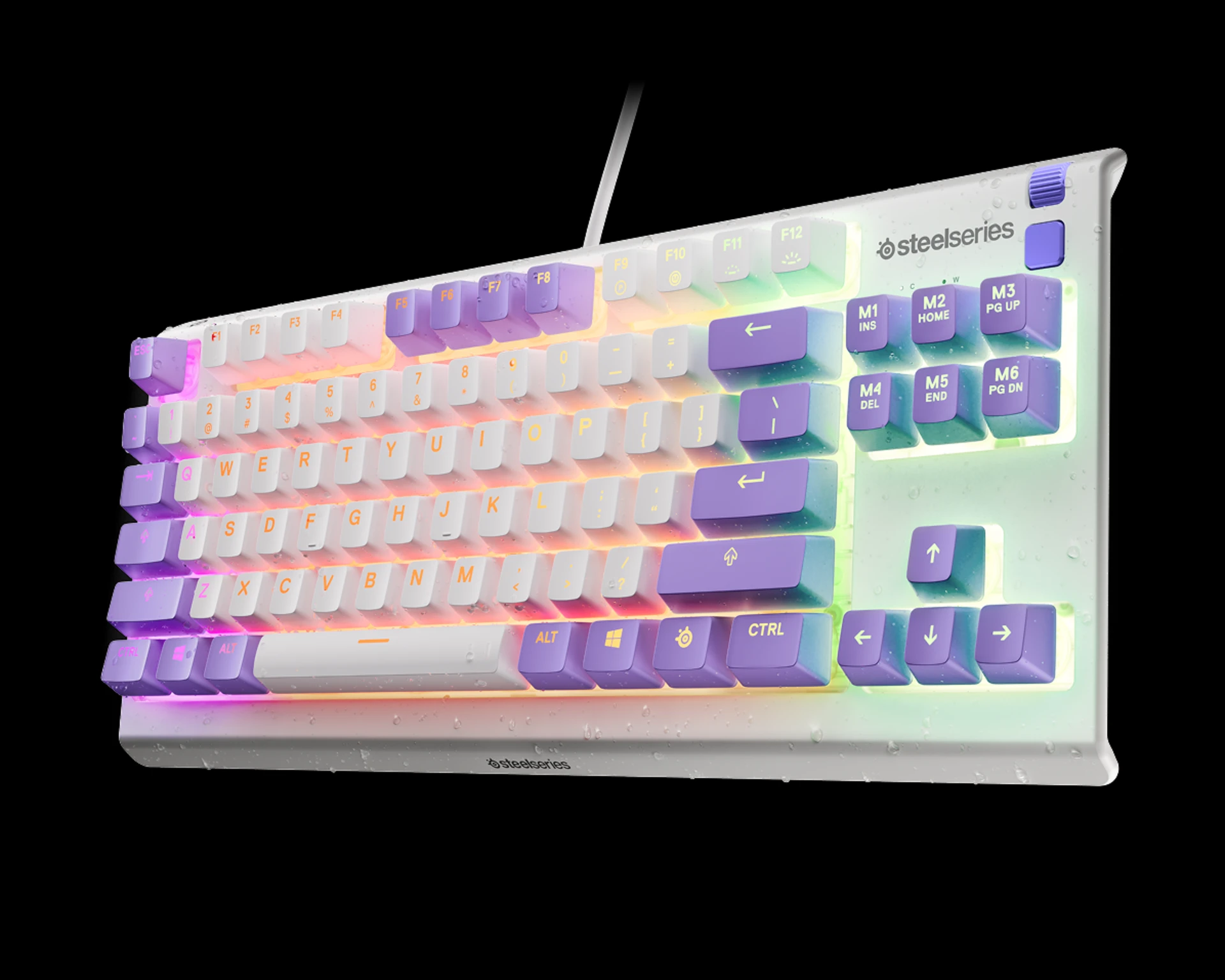 STEELSERIES APEX 3 TKL WIRED LIMITED EDITION AMETHYST KEYBOARD 64951 thumbnail 2