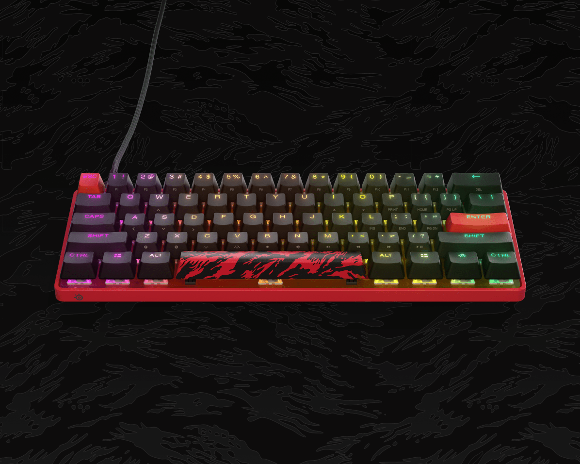 SteelSeries Apex 9 Mini FaZe Clan Edition Mechanical Gaming Keyboard - 64853 thumbnail 2