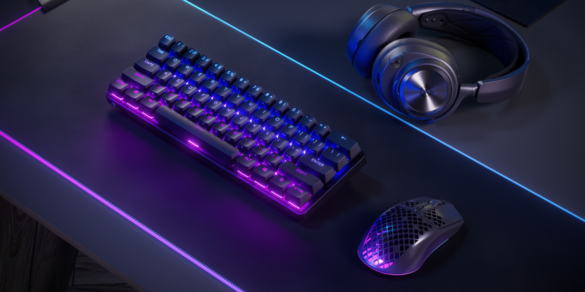 SteelSeries Apex Pro Mini Wireless Gaming Keyboard - Compact and Customizable 64842 thumbnail 4