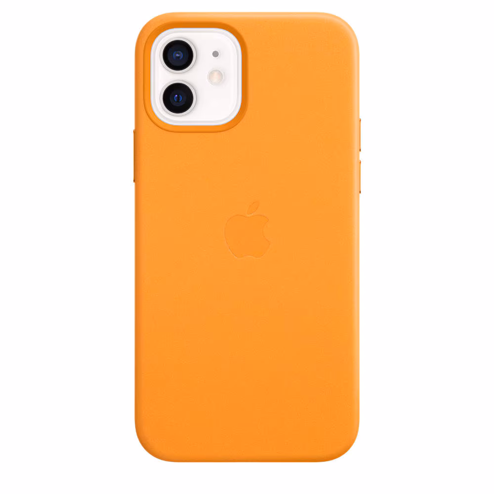 APPLE IPHONE 12/12 PRO LEATHER CASE WITH MAGSAFE CALIFORNIA POPPY MHKC3