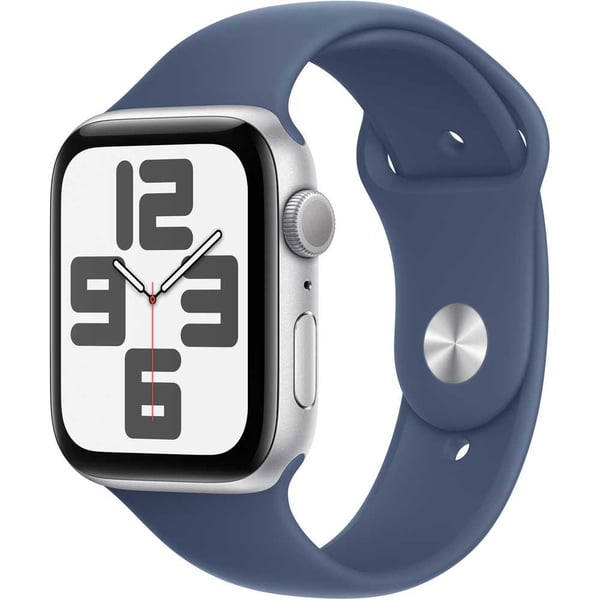 APPLE WATCH SE 2ND GENERATION 40MM GPS SILVER ALUMINIUM WITH DENIM SPORT BAND M/L MXED3