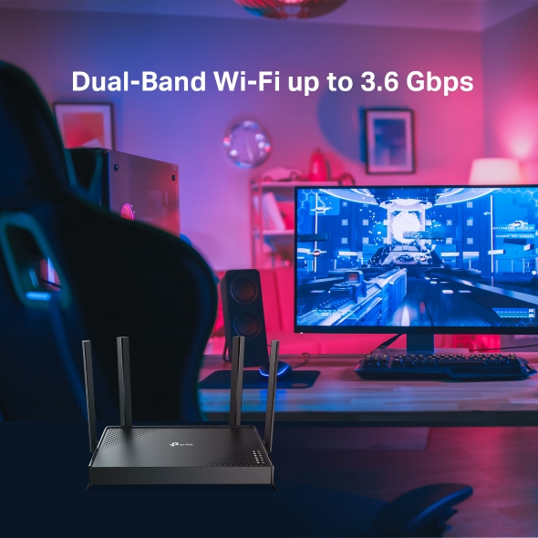 TP LINK BE3600 DUAL BAND WIFI 7 ROUTER ARCHER BE220 thumbnail 3