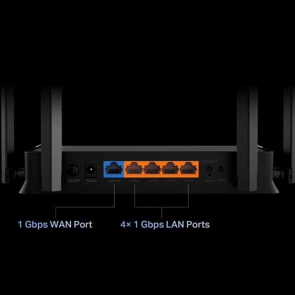 TP LINK BE3600 DUAL BAND WIFI 7 ROUTER ARCHER BE220 thumbnail 2