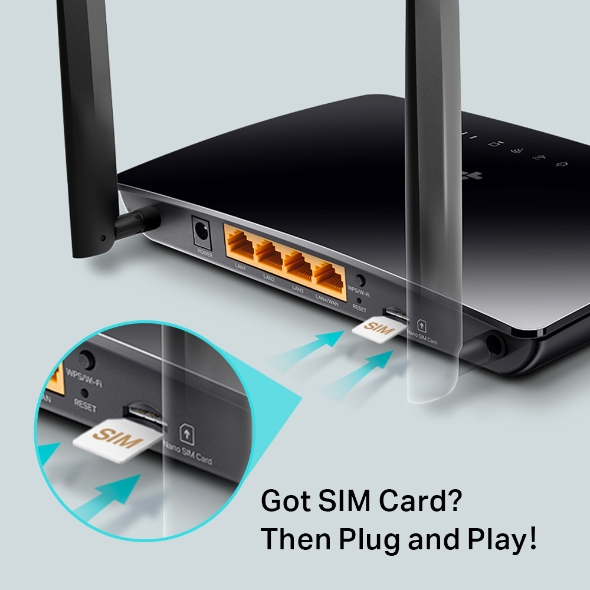 TP-LINK AC750 DUAL BAND WIFI 4G LTE ROUTER ARCHER MR202 thumbnail 4