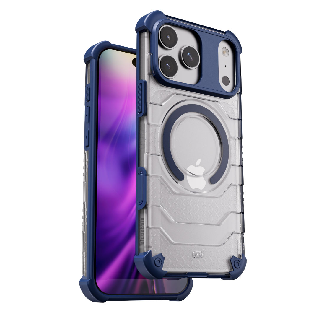 BLUPEBBLE IPHONE 17 PRO MAX ARMORCORE CASE WITH MAGSAFE BLUE BP-IPARMC17MAX-BL