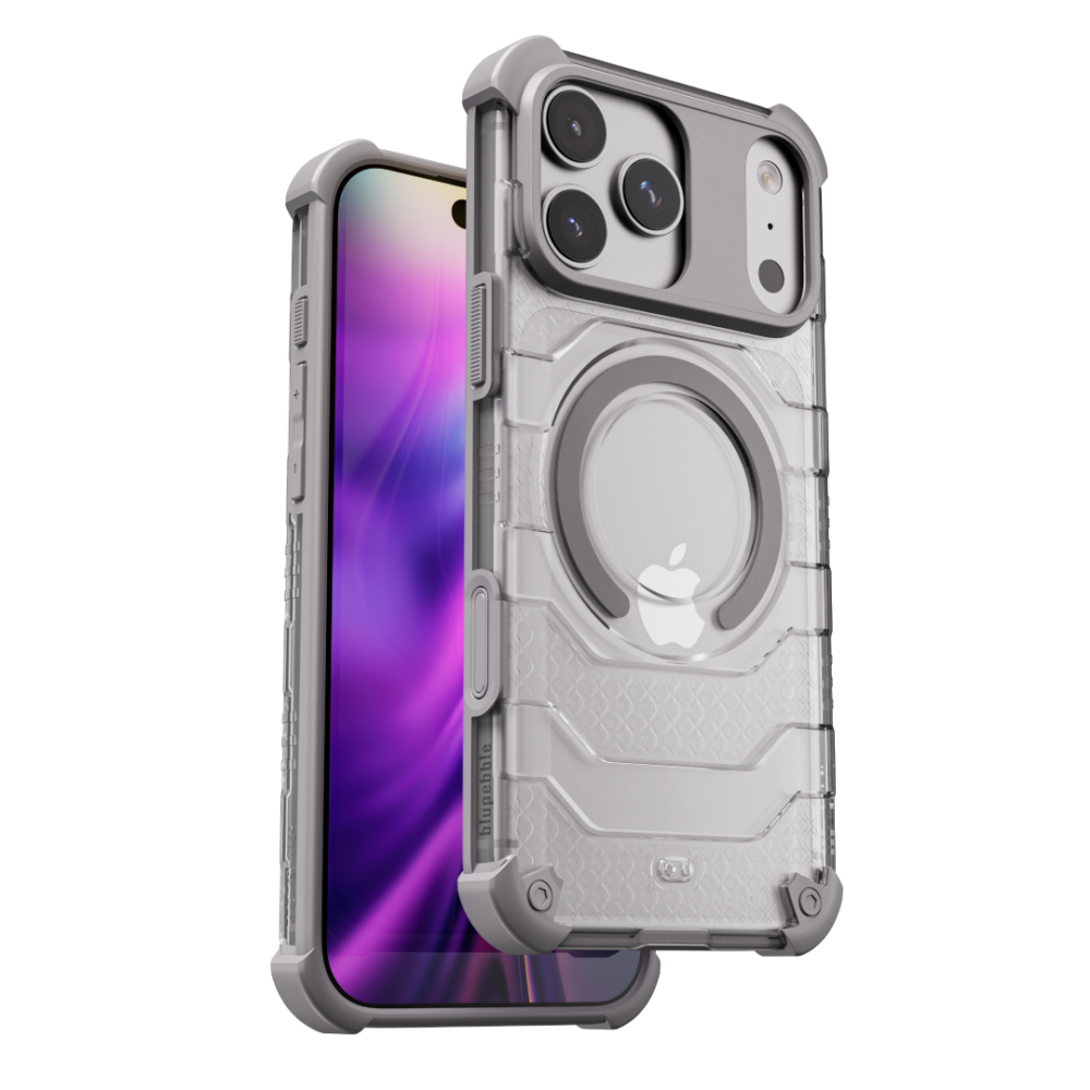 BLUPEBBLE IPHONE 17 PRO MAX ARMORCORE CASE WITH MAGSAFE GRAY BP-IPARMC17MAX-GY