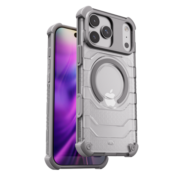 BLUPEBBLE IPHONE 17 PRO ARMORCORE CASE WITH MAGSAFE GRAY BP-IPARMC17PRO-GY