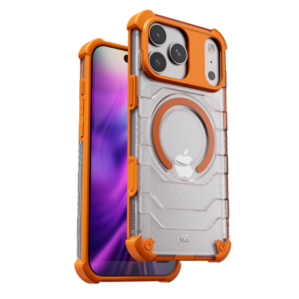 BLUPEBBLE IPHONE 17 PRO MAX ARMORCORE CASE WITH MAGSAFE ORANGE BP-IPARMC17MAX-OR