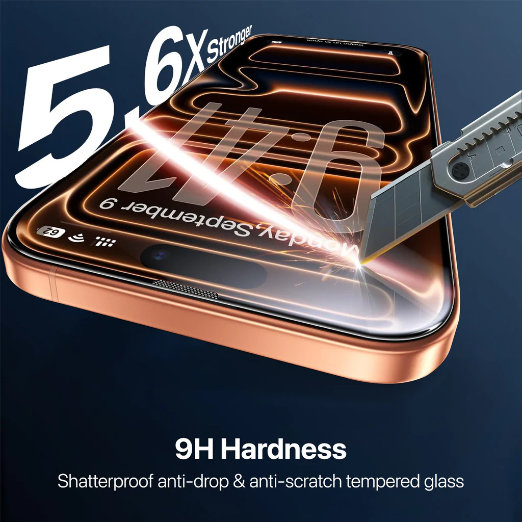 BAIKO IPHONE 17 PRO GLASS SCREEN PROTECTOR CLEAR thumbnail 2