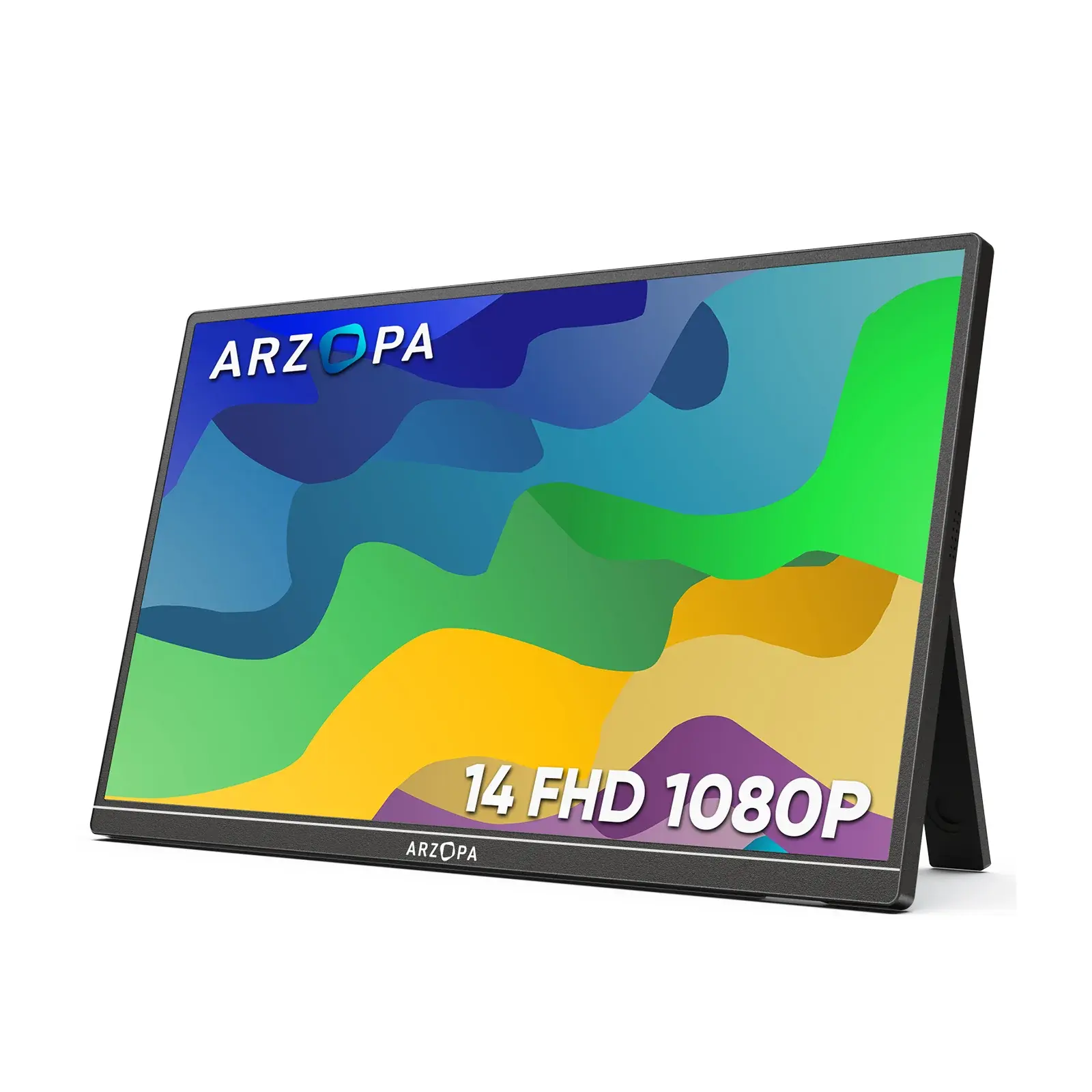 ARZOPA 14 INCH ULTRA SLIM FHD 1080P PORTABLE MONITOR BLACK A1S