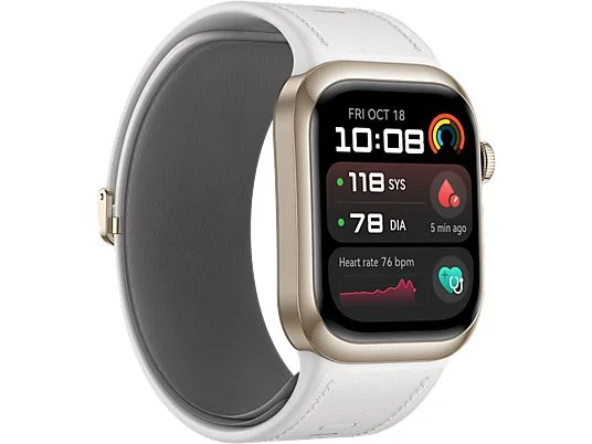 HUAWEI WATCH D2 GOLD ALUMINUM ALLOY CASE WHITE COMPOSITE LEATHER STRAP LCA-B11 thumbnail 6