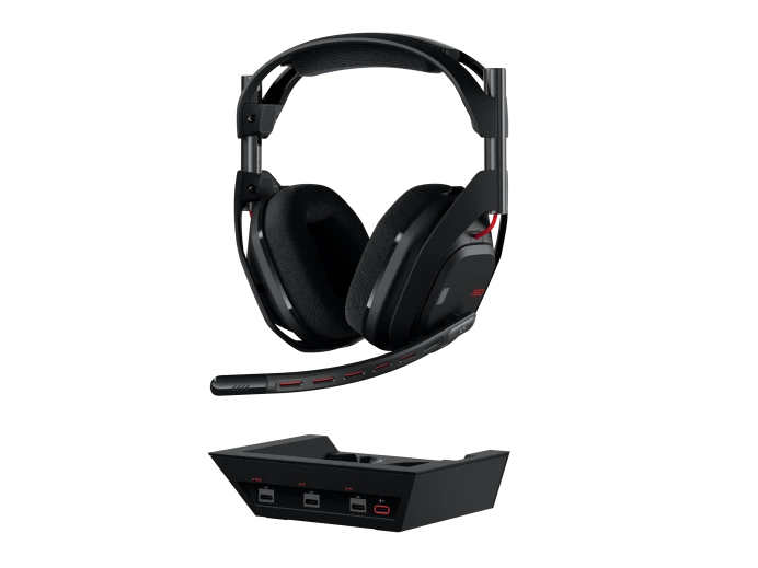 ASTRO A50 LIGHTSPEED WIRELESS GAMING HEADSET BASE STATION BLACK 939-002224 thumbnail 2