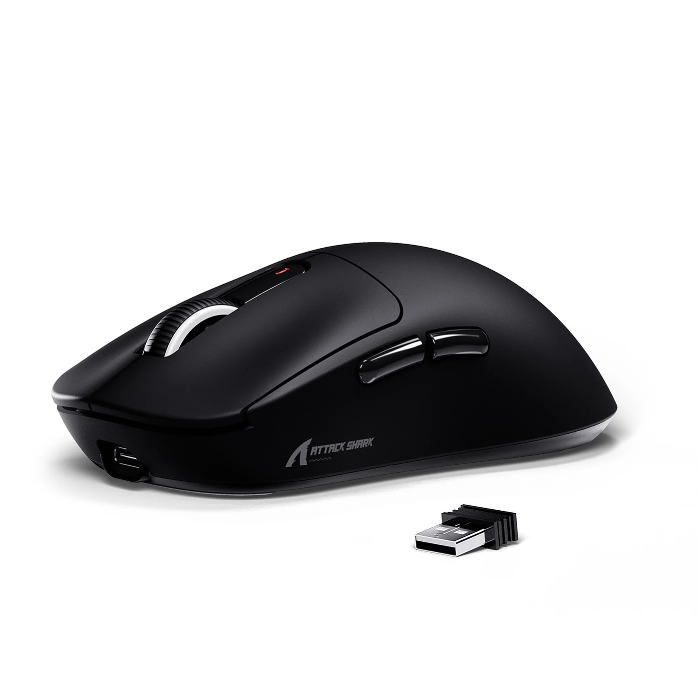 ATTACK SHARK LIGHTWEIGHT WIRED + 2.4G + BT5.4 GAMING MOUSE BLACK X3