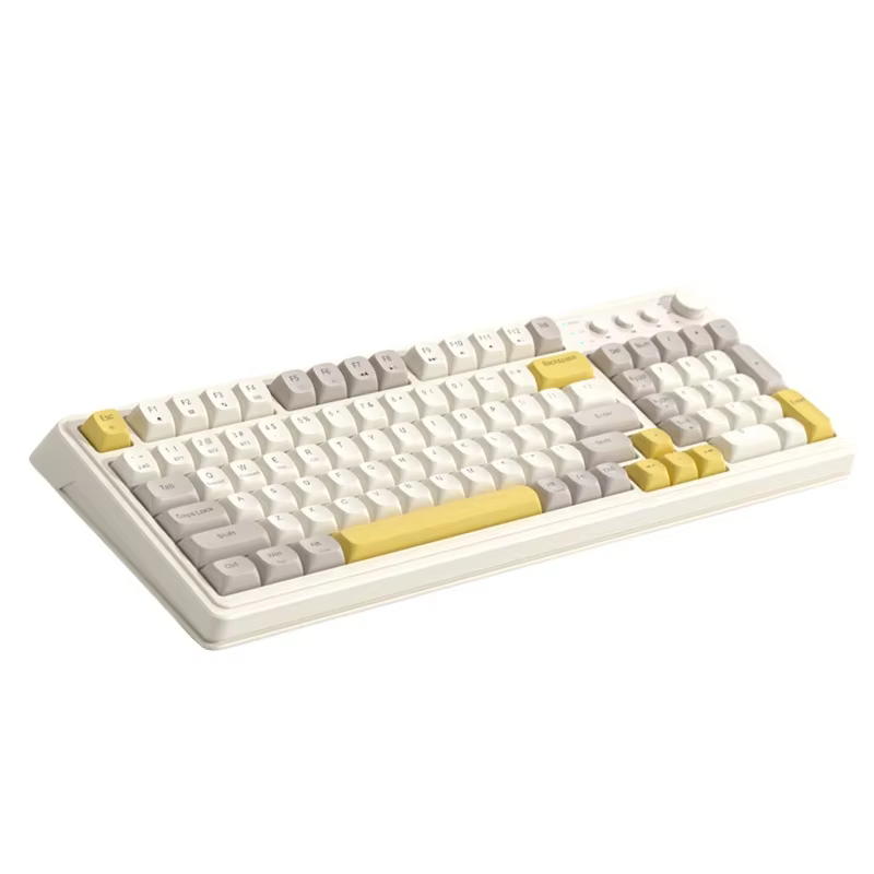 AULA 99 KEYS WIRELESS RGB GASKET 99% MECHANICAL GAMING KEYBOARD TRI-MODE S99 CINNAMON DAWN