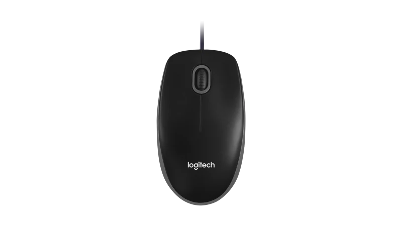 LOGITECH B100 WIRED MOUSE BLACK 910-005547