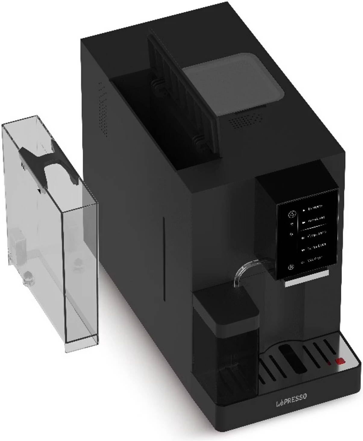 LEPRESSO BREVISSIMO AUTOMATIC COFFEE MACHINE BLACK LPCFFBAC0046BK thumbnail 2