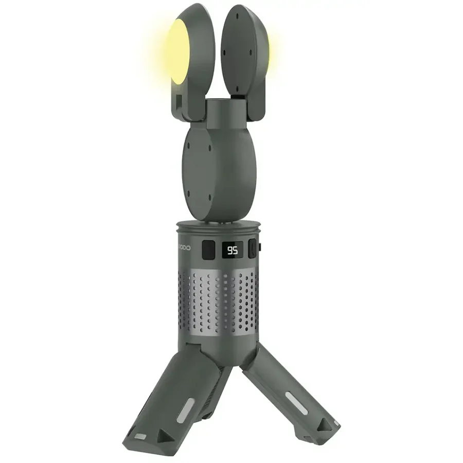 PORODO LIFESTYLE FOLDABLE LANTERN LED CAMPING LIGHT GREEN PDLFSTXQZ12GN thumbnail 3