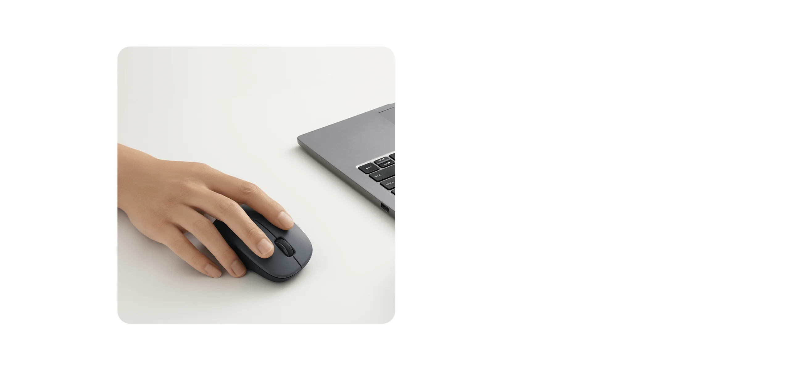 XIAOMI WIRELESS MOUSE COMFORT EDITION BLACK thumbnail 2