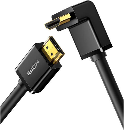 MINDPURE HDMI CABLE VERSION 2.0 UPPER ELBOW 3M BLACK LX10357
