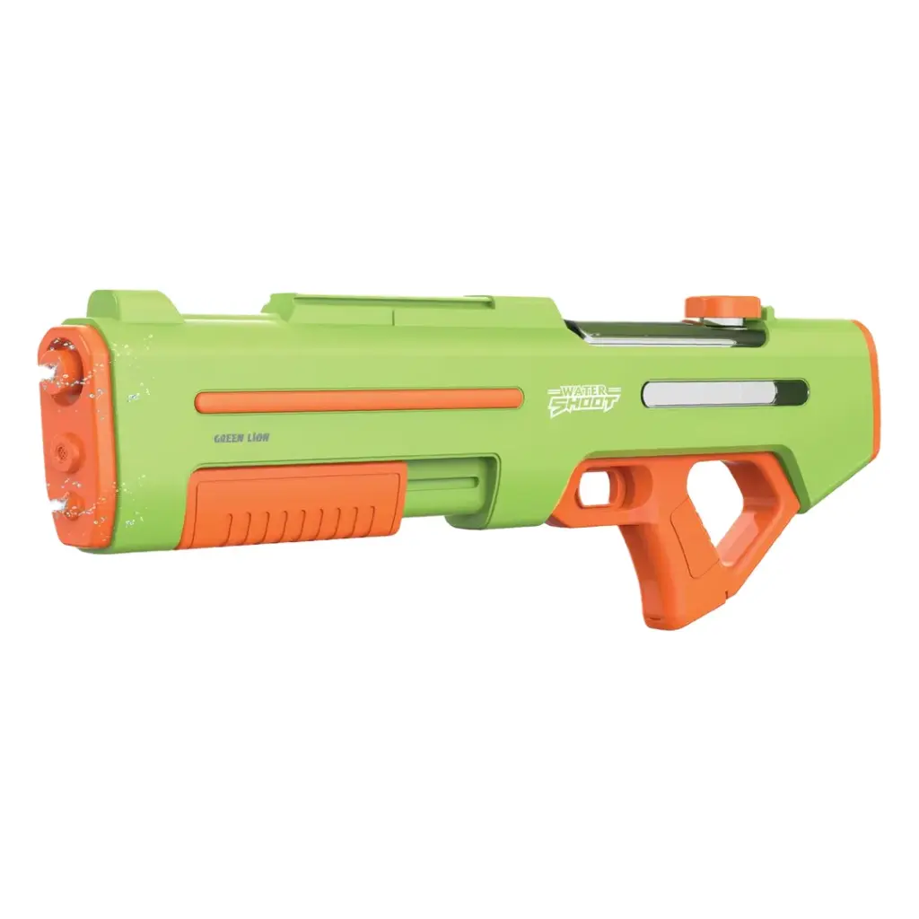 GREEN LION GN65-DUAL NOZZLE WATER GUN ELECTRIC & MANUAL SHOOTING GREEN GN65DULWGU