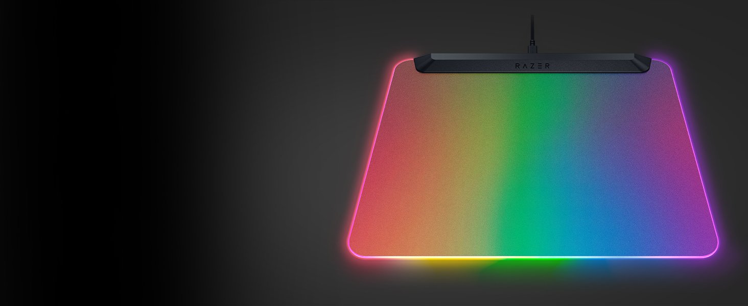 Razer Firefly V2 Pro RGB Gaming Mouse Mat (RZ02-04920200-R3M1) - Ultra-Smooth Surface with Customizable Chroma Lighting