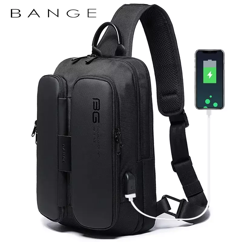 BANGE SLING BAG BLACK BG-7079
