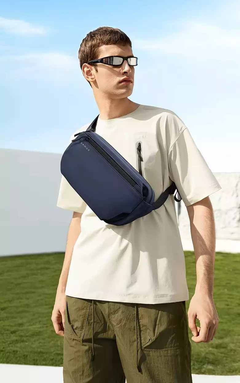 BANGE MESSENGER BAG BLUE BG-7851 thumbnail 2