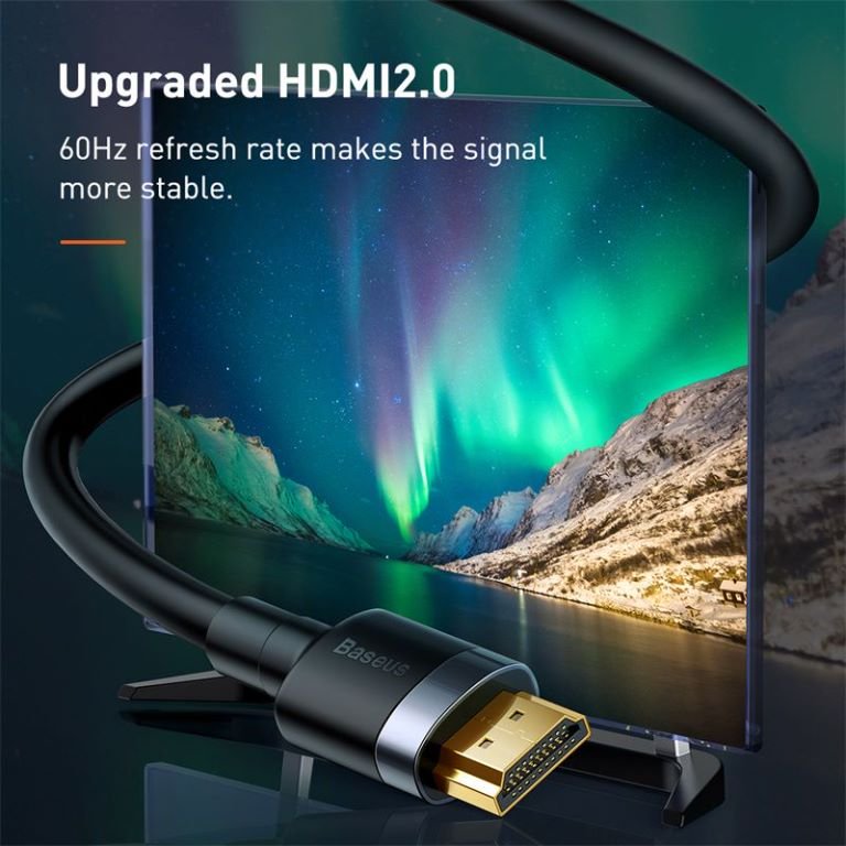 Baseus 4K HDMI Male to Male Cable - Black CADKLF thumbnail 5