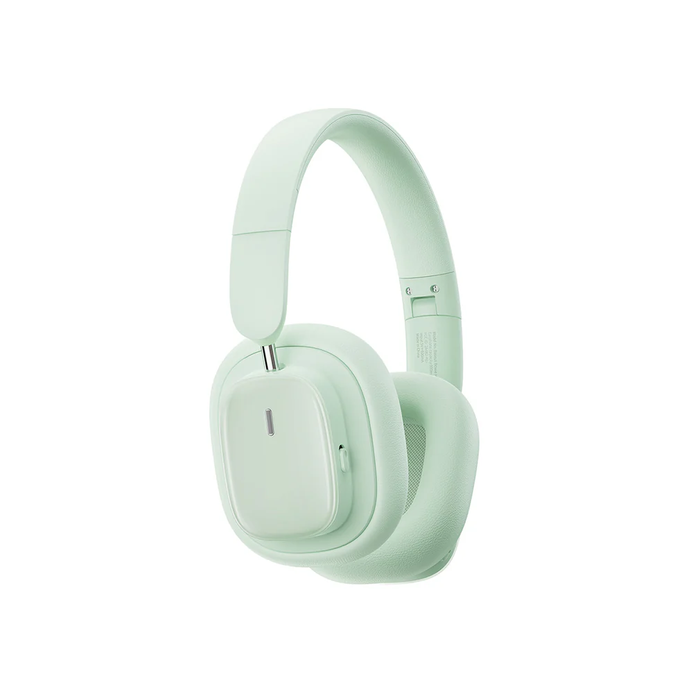 BASEUS BOWIE H1I NOISE CANCELLATION WIRELESS HEADPHONE NATURAL GREEN thumbnail 3