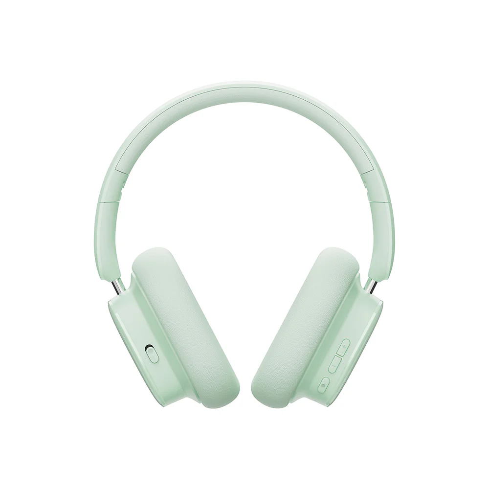BASEUS BOWIE H1I NOISE CANCELLATION WIRELESS HEADPHONE NATURAL GREEN thumbnail 4