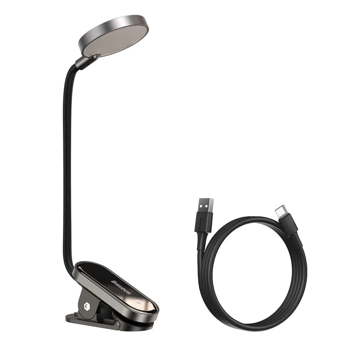 BASEUS COMFORT READING MINI CLIP LAMP DARK GREY DGRAD-0G-GY