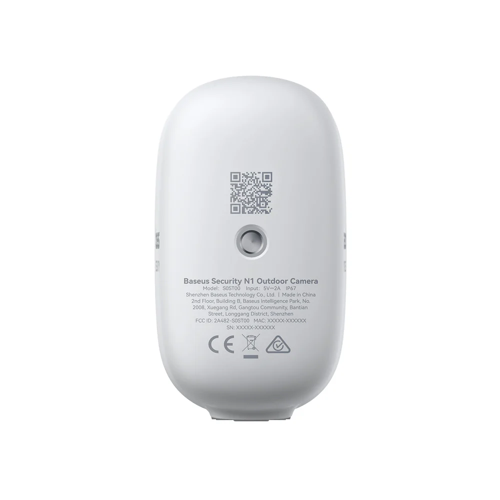 BASEUS SECURITY N1 PLUS SERIES OUTDOOR CAMERA MOON WHITE S0TZ002130 thumbnail 6
