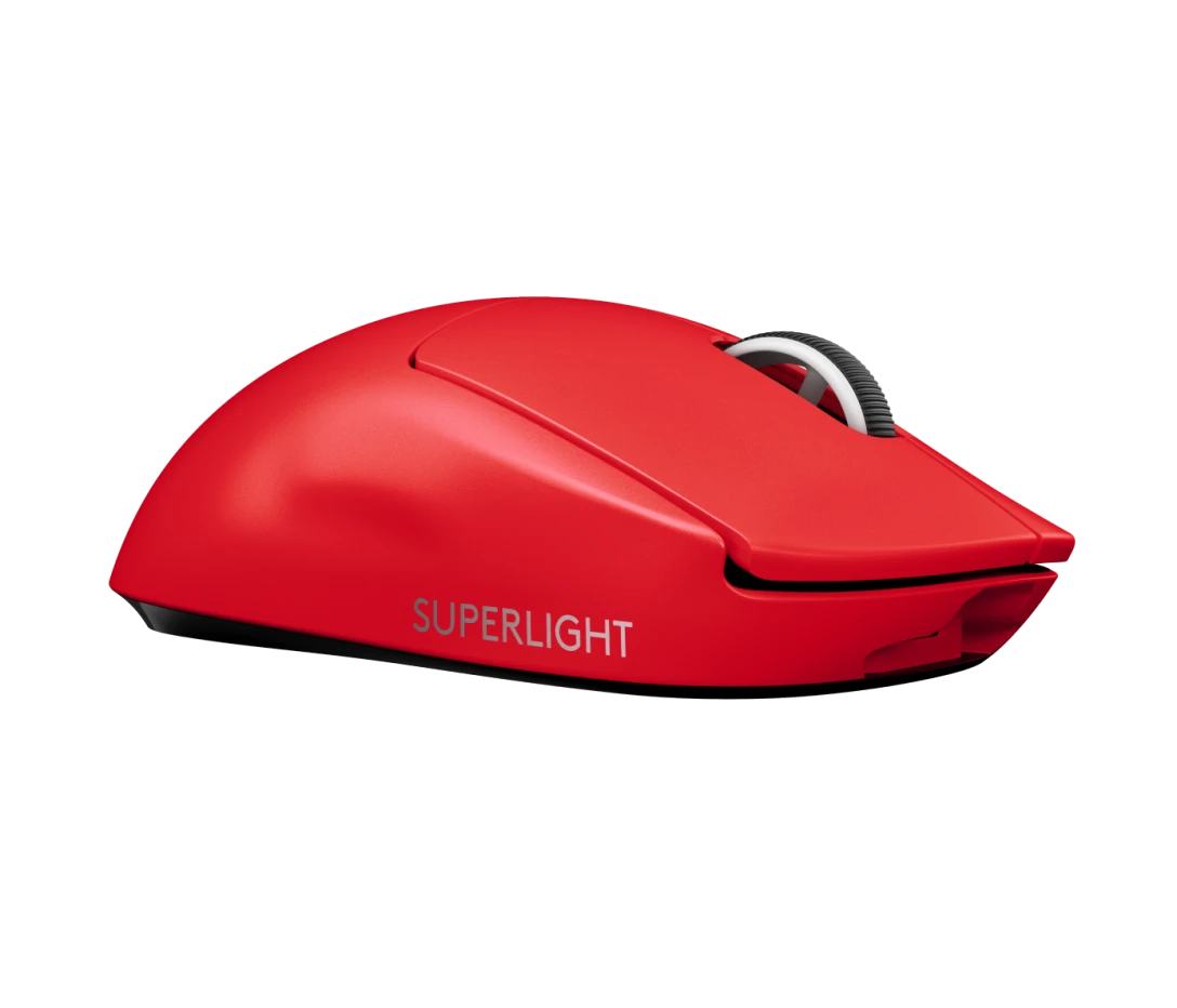 LOGITECH PRO X SUPERLIGHT WIRELESS GAMING MOUSE RED 910-006785 thumbnail 2