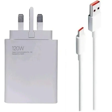 XIAOMI 120W ADAPTOR WITH TYPE C CABLE WHITE