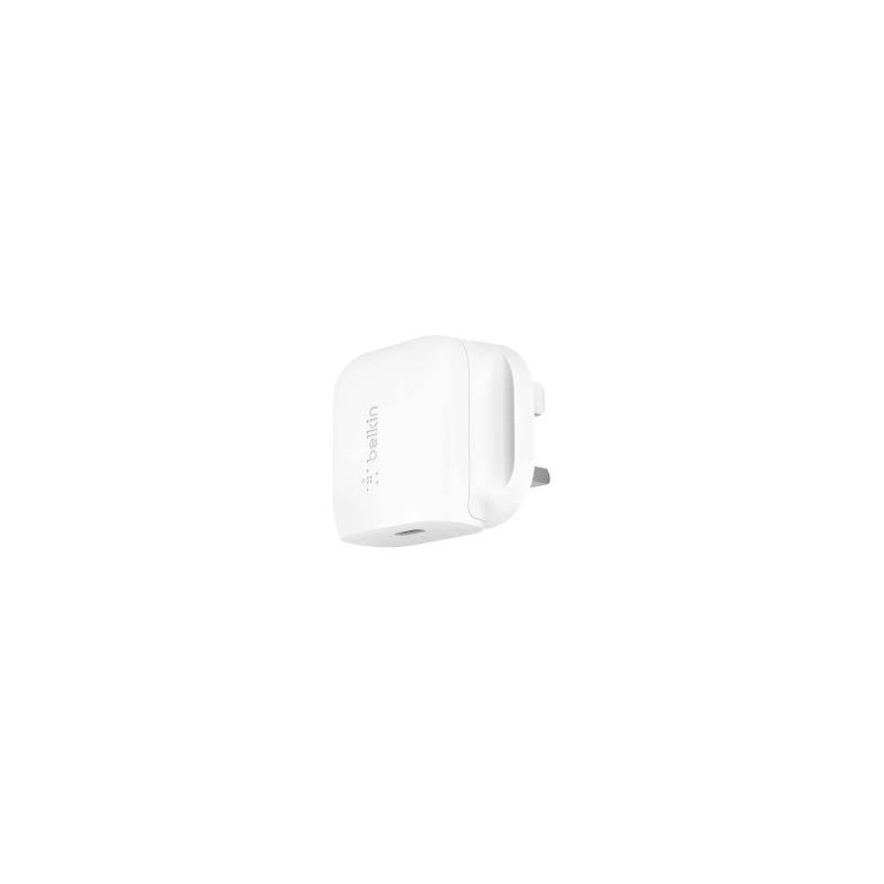 BELKIN 20W USB C WALL CHARGER WHITE WCA003MYWH