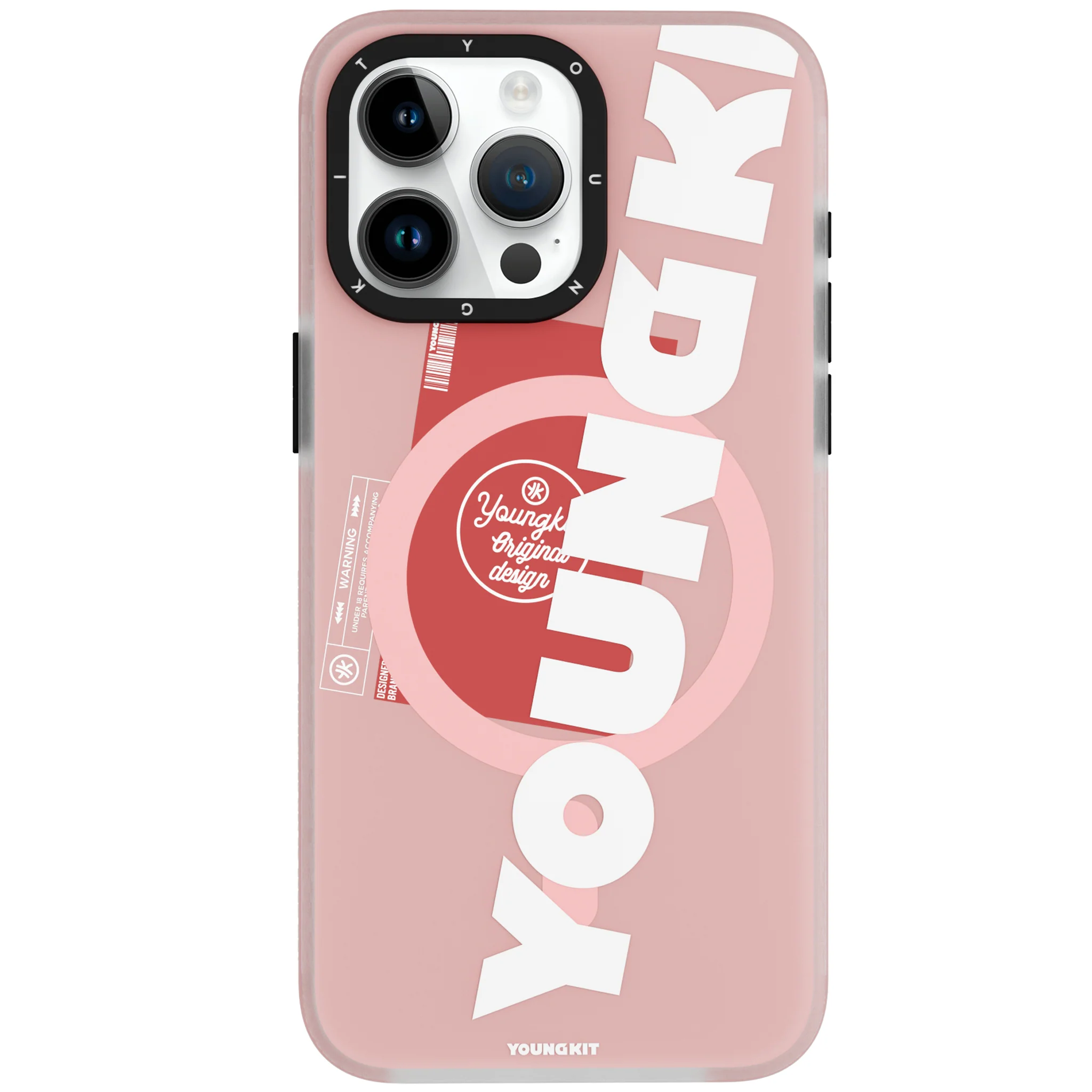 YOUNGKIT IPHONE 15 PRO MAX MAGSAFE COLORFUL SERIES CASE PINK MSCX007