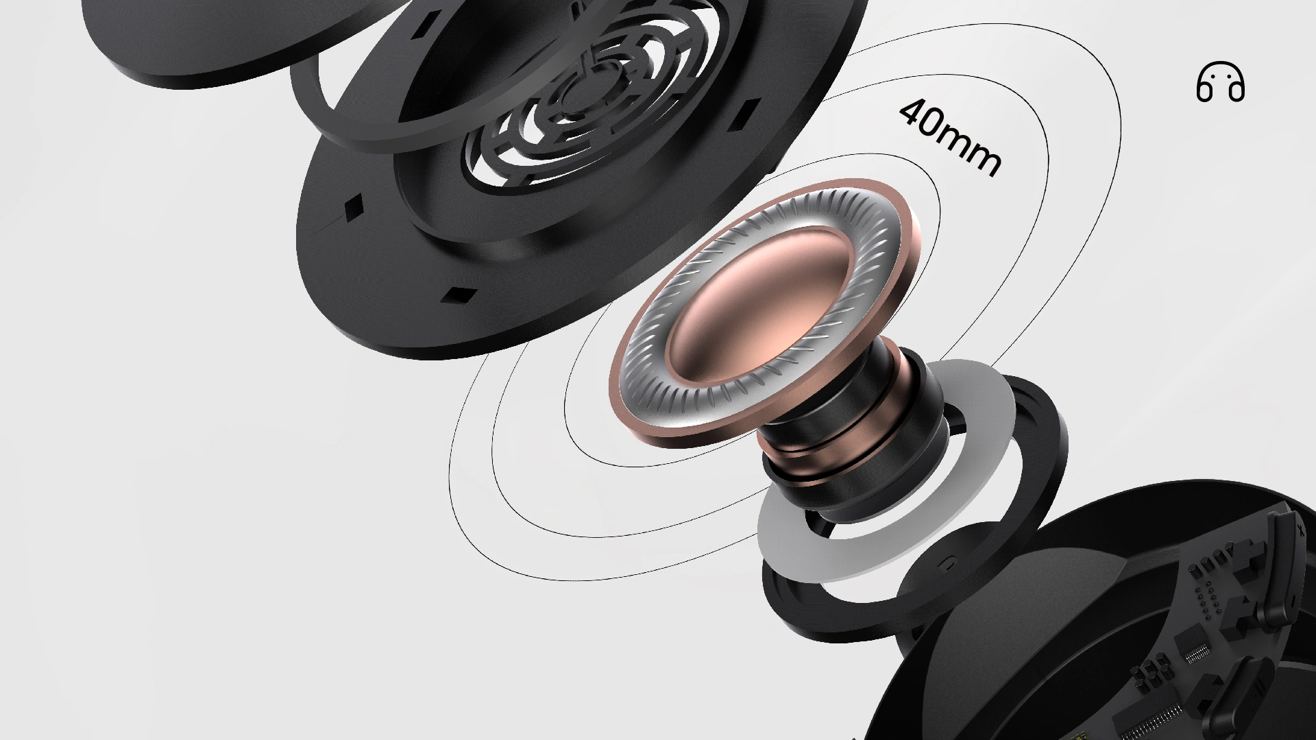 HONOR CHOICE VZ SPORT MATE HEADPHONE BLACK RS-ME01 thumbnail 8