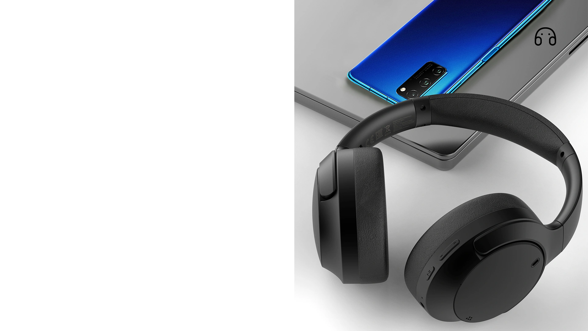 HONOR CHOICE VZ SPORT MATE HEADPHONE BLACK RS-ME01 thumbnail 6