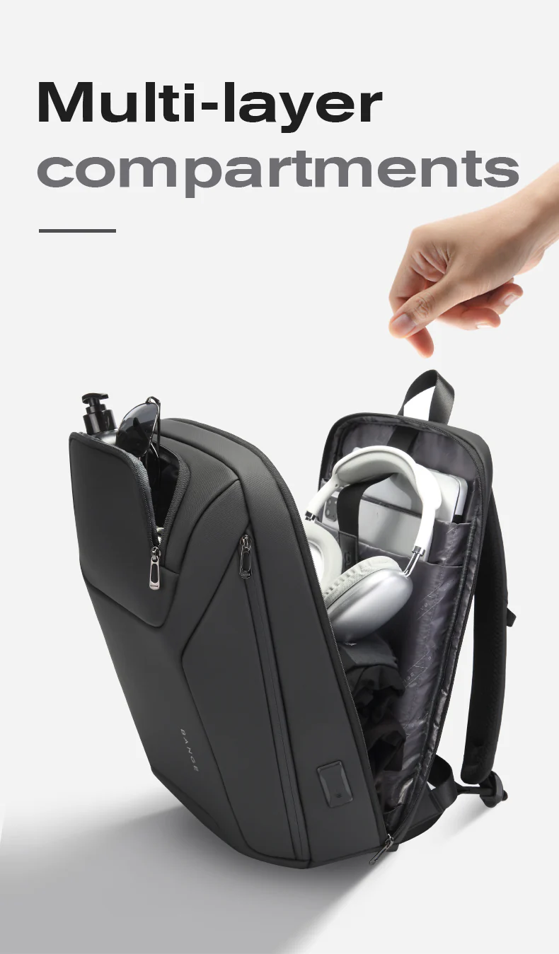 BANGE BACKPACK GRAY BG-7802 thumbnail 9