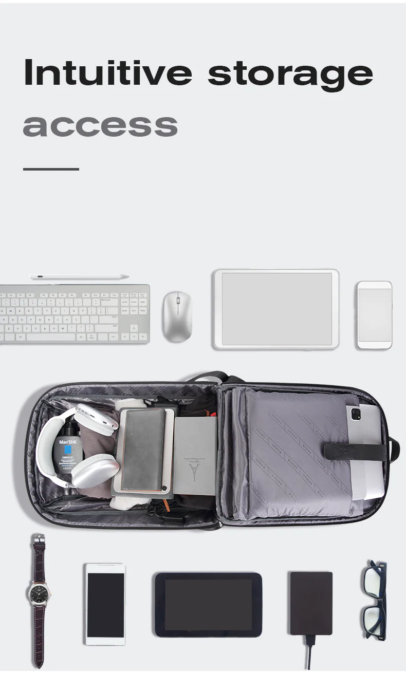 BANGE BACKPACK GRAY BG-7802 thumbnail 8